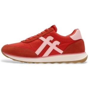 Fitflop für Damen. A5P-E03 Retro-Q pirl Schuhe rot (36), Leder, Wohnung, Schnürsenkel, Lässig Fitflop für Damen. A5P-E03 Retro-Q pirl Schuhe rot (36), Leder, Wohnung, Schnürsenkel, Lässig