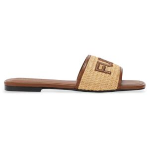 Furla für Damen. YL55BRE-BX4561 Brezza Sandalen aus braunem Leder (38), Wohnung, Keine, Lässig Furla für Damen. YL55BRE-BX4561 Brezza Sandalen aus braunem Leder (38), Wohnung, Keine, Lässig