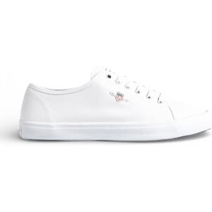 Gant für Damen. 872538309 Pillox-Pantoffeln aus weißem Baumwollköper (40), Stoff, Wohnung, Schnürsenkel, Lässig Gant für Damen. 872538309 Pillox-Pantoffeln aus weißem Baumwollköper (40), Stoff, Wohnung, Schnürsenkel, Lässig