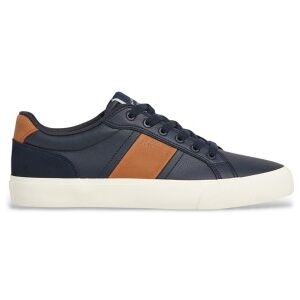 Hackett London für Herren. HMS200036 Blake Max Leder Turnschuhe navy (44), Wohnung, Schnürsenkel, Lässig, Marine Hackett London für Herren. HMS200036 Blake Max Leder Turnschuhe navy (44), Wohnung, Schnürsenkel, Lässig, Marine