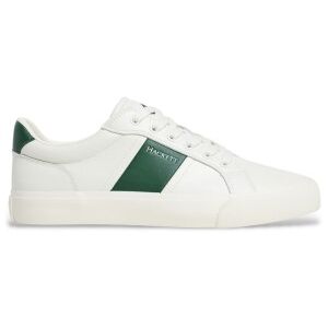 Hackett London für Herren. HMS21482 Blake Mix Leder Turnschuhe Weiß (41), Wohnung, Schnürsenkel, Lässig Hackett London für Herren. HMS21482 Blake Mix Leder Turnschuhe Weiß (41), Wohnung, Schnürsenkel, Lässig