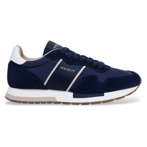 Hackett London für Herren. HMS200088 Turnschuhe Keston Symbol navy (46), Leder, Wohnung, Schnürsenkel, Lässig, Marine Hackett London für Herren. HMS200088 Turnschuhe Keston Symbol navy (46), Leder, Wohnung, Schnürsenkel, Lässig, Marine