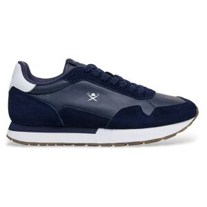 Hackett London für Herren. HMS200107 Vector Glatte Ledersneakers navy (42), Wohnung, Schnürsenkel, Lässig, Marine Hackett London für Herren. HMS200107 Vector Glatte Ledersneakers navy (42), Wohnung, Schnürsenkel, Lässig, Marine