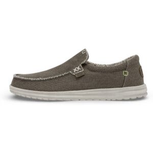 HeyDude für Herren. HD40124 Turnschuhe Mikka geflochten grau (42), Stoff, Wohnung, Keine, Lässig HeyDude für Herren. HD40124 Turnschuhe Mikka geflochten grau (42), Stoff, Wohnung, Keine, Lässig