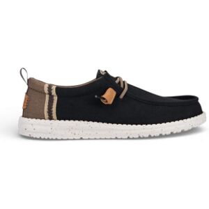 HeyDude für Herren. HD43086 Turnschuhe Wally Craft Leinen schwarz (43), Stoff, Wohnung, Schnürsenkel, Lässig HeyDude für Herren. HD43086 Turnschuhe Wally Craft Leinen schwarz (43), Stoff, Wohnung, Schnürsenkel, Lässig