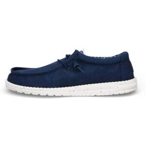 HeyDude für Herren. HD40700 Wally Stretch Canvas navy Turnschuhe (41), Stoff, Wohnung, Schnürsenkel, Lässig, Marine HeyDude für Herren. HD40700 Wally Stretch Canvas navy Turnschuhe (41), Stoff, Wohnung, Schnürsenkel, Lässig, Marine