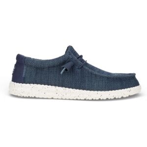 HeyDude für Herren. HD41898 Turnschuhe Wally Stretch Sox navy (40), Stoff, Wohnung, Schnürsenkel, Lässig, Marine HeyDude für Herren. HD41898 Turnschuhe Wally Stretch Sox navy (40), Stoff, Wohnung, Schnürsenkel, Lässig, Marine