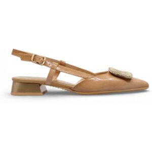 Hispanitas für Damen. HV243349 Ballerinas Dalí braun (37), Leder, Wohnung, Schnalle, Lässig Hispanitas für Damen. HV243349 Ballerinas Dalí braun (37), Leder, Wohnung, Schnalle, Lässig
