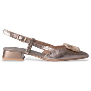 Hispanitas für Damen. HV243349 Goldene Dalí-Ballerinas (40), Leder, 1 bis 3 cm, Schnalle, Lässig, Bronze Hispanitas für Damen. HV243349 Goldene Dalí-Ballerinas (40), Leder, 1 bis 3 cm, Schnalle, Lässig, Bronze