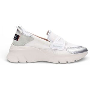 Hispanitas für Damen. HV254001 Turnschuhe Habana silber (39), Leder, Weiß, 3 bis 5 cm, Keine, Lässig Hispanitas für Damen. HV254001 Turnschuhe Habana silber (39), Leder, Weiß, 3 bis 5 cm, Keine, Lässig