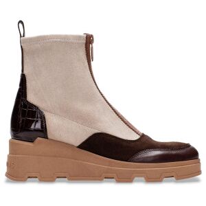 Hispanitas für Damen. CHI243711 Beige Lederstiefeletten mit Keil (39), 3 bis 5 cm, Reißverschluss, Lässig Hispanitas für Damen. CHI243711 Beige Lederstiefeletten mit Keil (39), 3 bis 5 cm, Reißverschluss, Lässig