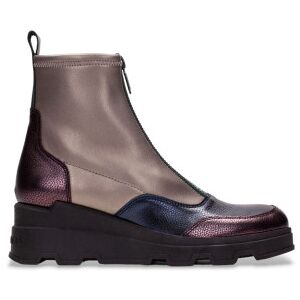 Hispanitas für Damen. CHI243711 Lederstiefelette mit Bronze-Keil (36), 3 bis 5 cm, Reißverschluss, Lässig Hispanitas für Damen. CHI243711 Lederstiefelette mit Bronze-Keil (36), 3 bis 5 cm, Reißverschluss, Lässig