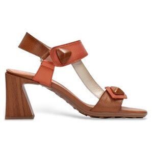 Hispanitas für Damen. CHV253958 Miami Korallen Sandalen (41), Leder, Braun, 3 bis 5 cm, Klettverschluss, Lässig, Party Hispanitas für Damen. CHV253958 Miami Korallen Sandalen (41), Leder, Braun, 3 bis 5 cm, Klettverschluss, Lässig, Party