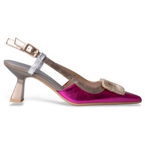 Hispanitas für Damen. CHV243356 Nova silberne Schuhe (39), Leder, 5 bis 8 cm, Schnalle, Lässig Hispanitas für Damen. CHV243356 Nova silberne Schuhe (39), Leder, 5 bis 8 cm, Schnalle, Lässig