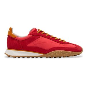 HOFF Unisex. 12635415 Bridge Mkii Leder Turnschuhe rot (39), Wohnung, Schnürsenkel, Lässig HOFF Unisex. 12635415 Bridge Mkii Leder Turnschuhe rot (39), Wohnung, Schnürsenkel, Lässig