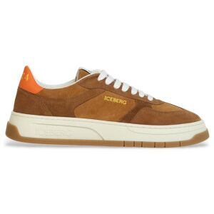 Iceberg für Herren. IU1724 Leder Turnschuhe 1724 Uhr V2 braun (45), Wohnung, Schnürsenkel, Lässig Iceberg für Herren. IU1724 Leder Turnschuhe 1724 Uhr V2 braun (45), Wohnung, Schnürsenkel, Lässig
