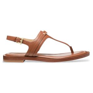 Michael Kors für Damen. 40S5MAFS4L Braune Mandy Ledersandalen (38.5), Wohnung, Schnalle, Lässig Michael Kors für Damen. 40S5MAFS4L Braune Mandy Ledersandalen (38.5), Wohnung, Schnalle, Lässig
