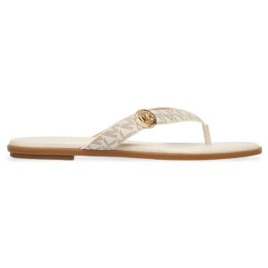 Michael Kors für Damen. 40S6ERFS1B Beige monogrammierte Sandalen (37), Wohnung, Keine, Lässig Michael Kors für Damen. 40S6ERFS1B Beige monogrammierte Sandalen (37), Wohnung, Keine, Lässig