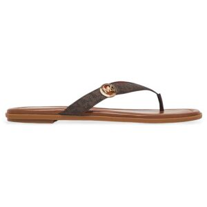 Michael Kors für Damen. 40S6ERFS1B Braune Sandalen mit Monogramm (40), Wohnung, Keine, Lässig Michael Kors für Damen. 40S6ERFS1B Braune Sandalen mit Monogramm (40), Wohnung, Keine, Lässig