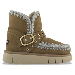 Mou für Damen. MU.FW531021A Braune Riemenstiefel aus Leder (40), 1 bis 3 cm, Keine, Lässig Mou für Damen. MU.FW531021A Braune Riemenstiefel aus Leder (40), 1 bis 3 cm, Keine, Lässig