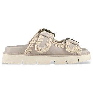 Mou für Damen. MU.SW461005A Bio Sandalen zwei Schnallen taupe (37), 1 bis 3 cm, Lässig Mou für Damen. MU.SW461005A Bio Sandalen zwei Schnallen taupe (37), 1 bis 3 cm, Lässig