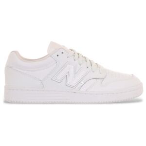 New Balance für Herren. BB480LV1 Leder Turnschuhe 480 weiß (49), Wohnung, Schnürsenkel, Lässig New Balance für Herren. BB480LV1 Leder Turnschuhe 480 weiß (49), Wohnung, Schnürsenkel, Lässig
