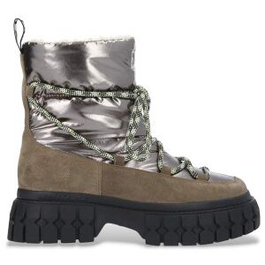 NO NAME für Damen. RNYSAS0 Schneestiefel Gravitee braun, silber (41), Wohnung, Schnürsenkel, Lässig NO NAME für Damen. RNYSAS0 Schneestiefel Gravitee braun, silber (41), Wohnung, Schnürsenkel, Lässig