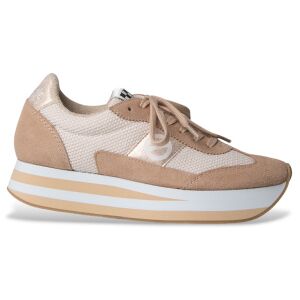 NO NAME für Damen. KNIMKS0 Flex Jogger Leder Turnschuhe braun (37), 1 bis 3 cm, Schnürsenkel, Lässig NO NAME für Damen. KNIMKS0 Flex Jogger Leder Turnschuhe braun (37), 1 bis 3 cm, Schnürsenkel, Lässig