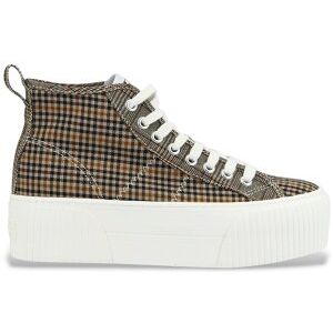 NO NAME für Damen. KNSEWL0 Eisenbraune Turnschuhe (38), Stoff, 3 bis 5 cm, Schnürsenkel, Lässig NO NAME für Damen. KNSEWL0 Eisenbraune Turnschuhe (38), Stoff, 3 bis 5 cm, Schnürsenkel, Lässig