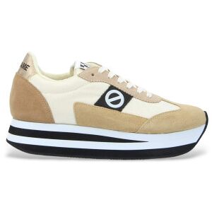 NO NAME für Damen. KNIMSM0 Flex Jogger beige Turnschuhe (41), Leder, Wohnung, 1 bis 3 cm, Schnürsenkel, Lässig NO NAME für Damen. KNIMSM0 Flex Jogger beige Turnschuhe (41), Leder, Wohnung, 1 bis 3 cm, Schnürsenkel, Lässig