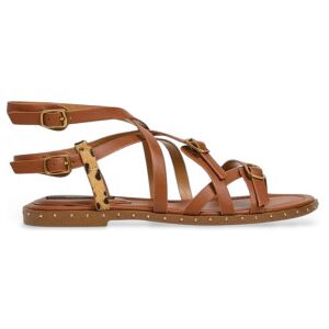 Pepe Jeans für Damen. PLS900015 Dyana Riemchensandalen braun (38), Wohnung, Schnalle, Lässig Pepe Jeans für Damen. PLS900015 Dyana Riemchensandalen braun (38), Wohnung, Schnalle, Lässig