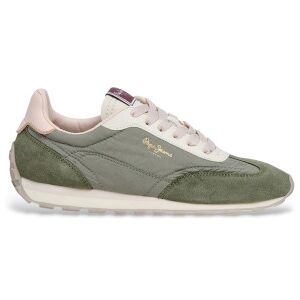 Pepe Jeans für Damen. PLS400030 Turnschuhe Jane Zartes Grün (38), Wohnung, Schnürsenkel, Lässig Pepe Jeans für Damen. PLS400030 Turnschuhe Jane Zartes Grün (38), Wohnung, Schnürsenkel, Lässig