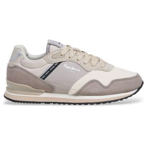 Pepe Jeans für Damen. PLS400025 Turnschuhe London Sand grau (40), Wohnung, Schnürsenkel, Lässig Pepe Jeans für Damen. PLS400025 Turnschuhe London Sand grau (40), Wohnung, Schnürsenkel, Lässig