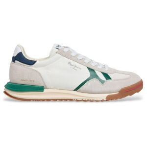Pepe Jeans für Herren. PMS600025 Marvin College mehrfarbige Turnschuhe (43), Stoff, Wohnung, Schnürsenkel, Lässig Pepe Jeans für Herren. PMS600025 Marvin College mehrfarbige Turnschuhe (43), Stoff, Wohnung, Schnürsenkel, Lässig