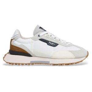 Pepe Jeans für Herren. PMS600024 Turnschuhe Archer Mesh weiß (45), Wohnung, Schnürsenkel, Lässig Pepe Jeans für Herren. PMS600024 Turnschuhe Archer Mesh weiß (45), Wohnung, Schnürsenkel, Lässig