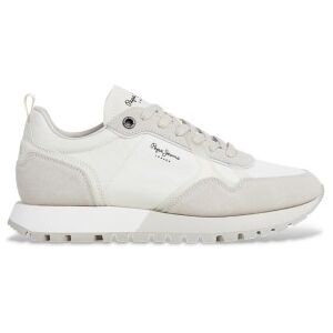 Pepe Jeans für Herren. PMS400001 Ari Soft Turnschuhe weiß (41), Leder, Wohnung, Schnürsenkel, Lässig Pepe Jeans für Herren. PMS400001 Ari Soft Turnschuhe weiß (41), Leder, Wohnung, Schnürsenkel, Lässig