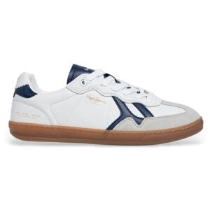 Pepe Jeans für Herren. PMS000034 Leder Turnschuhe Ball Essence weiß (43), Wohnung, Schnürsenkel, Lässig Pepe Jeans für Herren. PMS000034 Leder Turnschuhe Ball Essence weiß (43), Wohnung, Schnürsenkel, Lässig