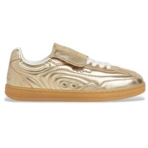 Pepe Jeans für Damen. PLS000010 Golden Ball Metall Leder Turnschuhe (38), Wohnung, Schnürsenkel, Lässig Pepe Jeans für Damen. PLS000010 Golden Ball Metall Leder Turnschuhe (38), Wohnung, Schnürsenkel, Lässig