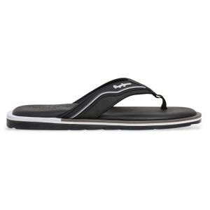 Pepe Jeans für Herren. PMS900005 Flip-Flops Barrel Club schwarz (44), Wohnung, Keine, Strandbekleidung Pepe Jeans für Herren. PMS900005 Flip-Flops Barrel Club schwarz (44), Wohnung, Keine, Strandbekleidung