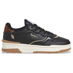 Pepe Jeans für Damen. PLS000005 Turnschuhe Chester Supra schwarz (38), Wohnung, Schnürsenkel, Lässig Pepe Jeans für Damen. PLS000005 Turnschuhe Chester Supra schwarz (38), Wohnung, Schnürsenkel, Lässig