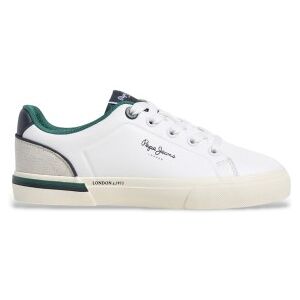 Pepe Jeans für Jungen. PBS300002 Turnschuhe Kenton Campus weiß (38), Wohnung, Schnürsenkel, Lässig, Kinderbekleidung Pepe Jeans für Jungen. PBS300002 Turnschuhe Kenton Campus weiß (38), Wohnung, Schnürsenkel, Lässig, Kinderbekleidung