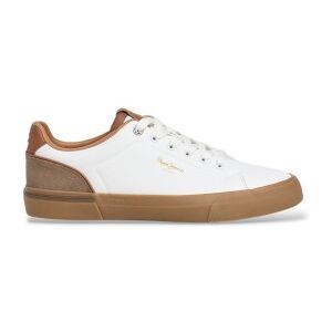 Pepe Jeans für Herren. PMS300012 Turnschuhe Kenton Eleven weiß (40), Wohnung, Schnürsenkel, Lässig Pepe Jeans für Herren. PMS300012 Turnschuhe Kenton Eleven weiß (40), Wohnung, Schnürsenkel, Lässig