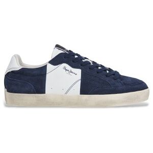 Pepe Jeans für Herren. PMS300006 Lane Road Leder Turnschuhe navy (43), Wohnung, Schnürsenkel, Lässig, Marine Pepe Jeans für Herren. PMS300006 Lane Road Leder Turnschuhe navy (43), Wohnung, Schnürsenkel, Lässig, Marine