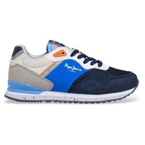 Pepe Jeans für Jungen. PBS400013 Turnschuhe London Südblau (34), Wohnung, Schnürsenkel, Lässig, Kinderbekleidung Pepe Jeans für Jungen. PBS400013 Turnschuhe London Südblau (34), Wohnung, Schnürsenkel, Lässig, Kinderbekleidung
