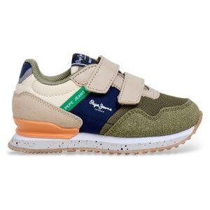 Pepe Jeans Unisex für Kinder. PBS400014 London South grüne Trainer (25), Wohnung, Klettverschluss, Lässig, Kinderbekleidung Pepe Jeans Unisex für Kinder. PBS400014 London South grüne Trainer (25), Wohnung, Klettverschluss, Lässig, Kinderbekleidung