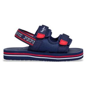 Pepe Jeans für Jungen. PBS700002 Sandale Pool Evolve navy (34), Wohnung, Klettverschluss, Lässig, Marine, Kinderbekleidung Pepe Jeans für Jungen. PBS700002 Sandale Pool Evolve navy (34), Wohnung, Klettverschluss, Lässig, Marine, Kinderbekleidung
