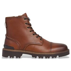 Pepe Jeans für Herren. PMS500002 Ryan Brit braune Lederstiefeletten (43), Wohnung, Schnürsenkel, Reißverschluss, Lässig Pepe Jeans für Herren. PMS500002 Ryan Brit braune Lederstiefeletten (43), Wohnung, Schnürsenkel, Reißverschluss, Lässig