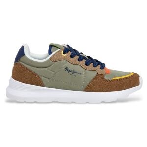 Pepe Jeans für Jungen. PBS400009 Turnschuhe Teagan Bass grün (34), Wohnung, Schnürsenkel, Lässig, Kinderbekleidung Pepe Jeans für Jungen. PBS400009 Turnschuhe Teagan Bass grün (34), Wohnung, Schnürsenkel, Lässig, Kinderbekleidung