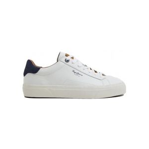 Pepe Jeans für Herren. PMS30930 Yogi Original Leder Turnschuhe weiß (41), Wohnung, Schnürsenkel, Lässig Pepe Jeans für Herren. PMS30930 Yogi Original Leder Turnschuhe weiß (41), Wohnung, Schnürsenkel, Lässig
