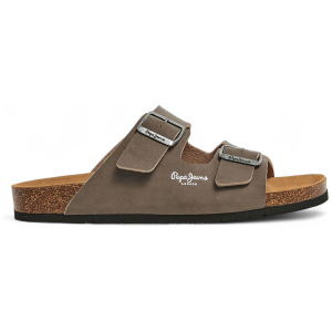 Pepe Jeans für Herren. PMS80003 Bio Double Velour Sandalen beige (42), Wohnung, Schnalle, Lässig Pepe Jeans für Herren. PMS80003 Bio Double Velour Sandalen beige (42), Wohnung, Schnalle, Lässig